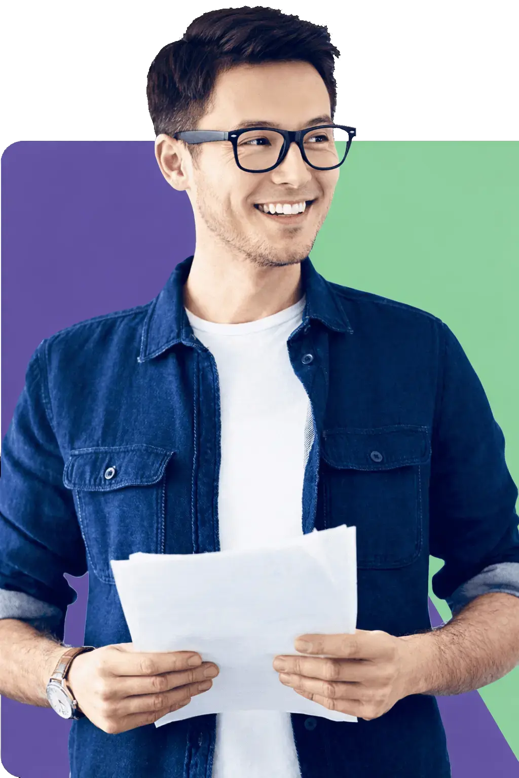 Person holding virtual assistant training certificate