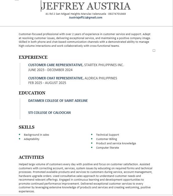 Candidate portfolio image.